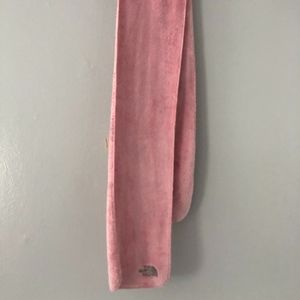 Girls north face pink scarf